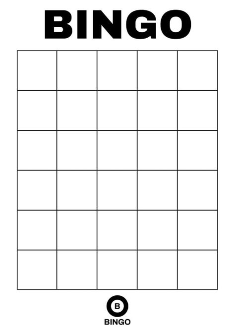 plantilla de bingo para editar.